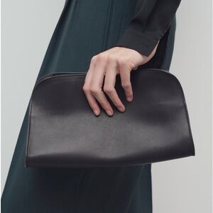 NWOT The Row Peggy Black Clutch Bag